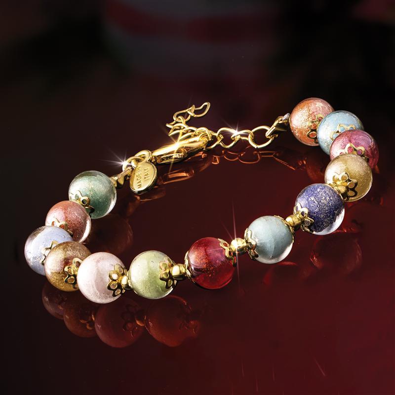 Murano Rainbow Bracelet